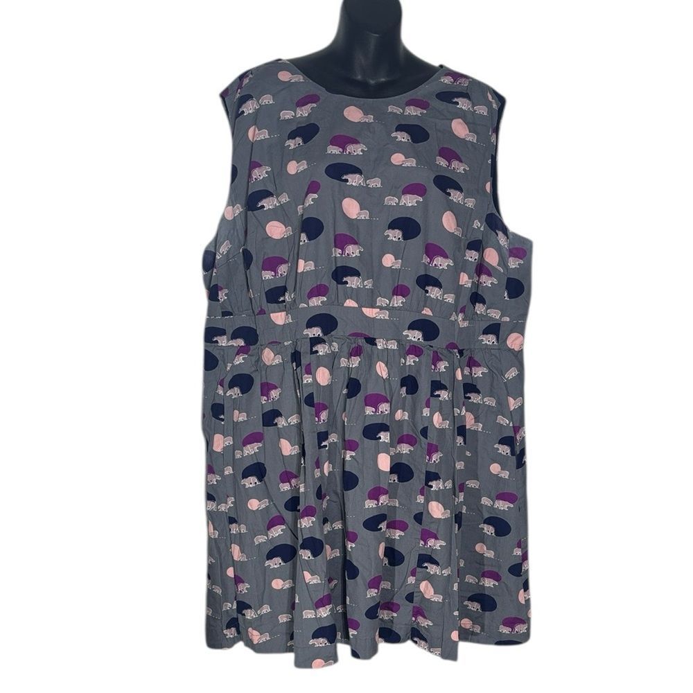 Emily and fin women’s 4x cotton mini dress polar bear novelty